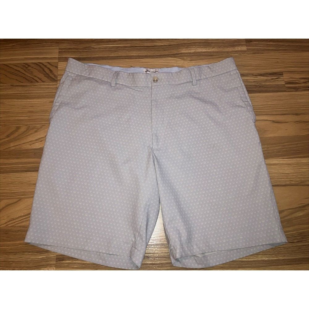 Peter Millar Carrboro Skull Performance Short Size 38, Gray